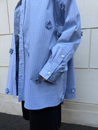 【PROVOKE design boutique】FLOWERDOT BIG SHIRT