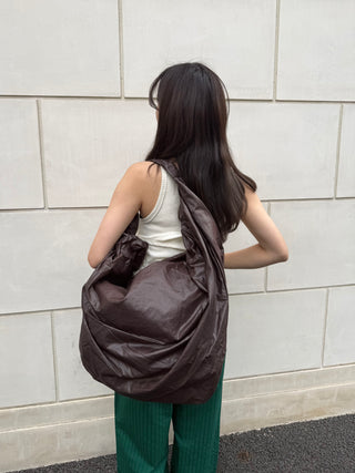【ACOC】GLOSSY LARGE TANGLE TWIST BAG