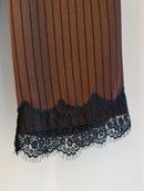 【ARCHIVE STANCES】SATIN STRIPE EASY PANTS