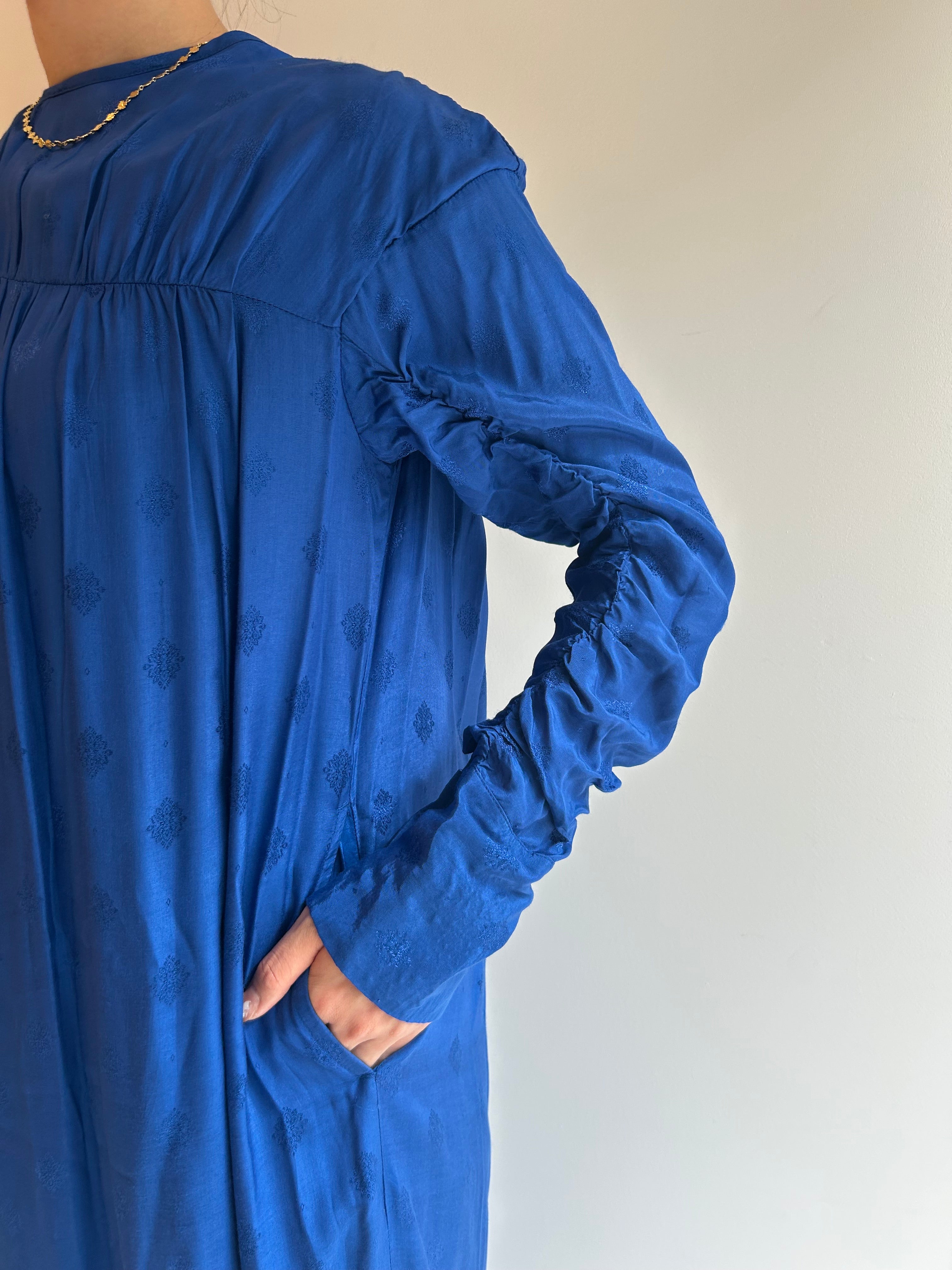 CITY COLOR GATHER DRESS