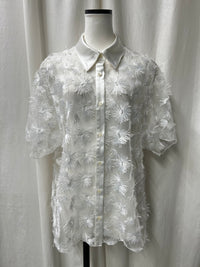 TULLE FLOWER S/S SHIRT