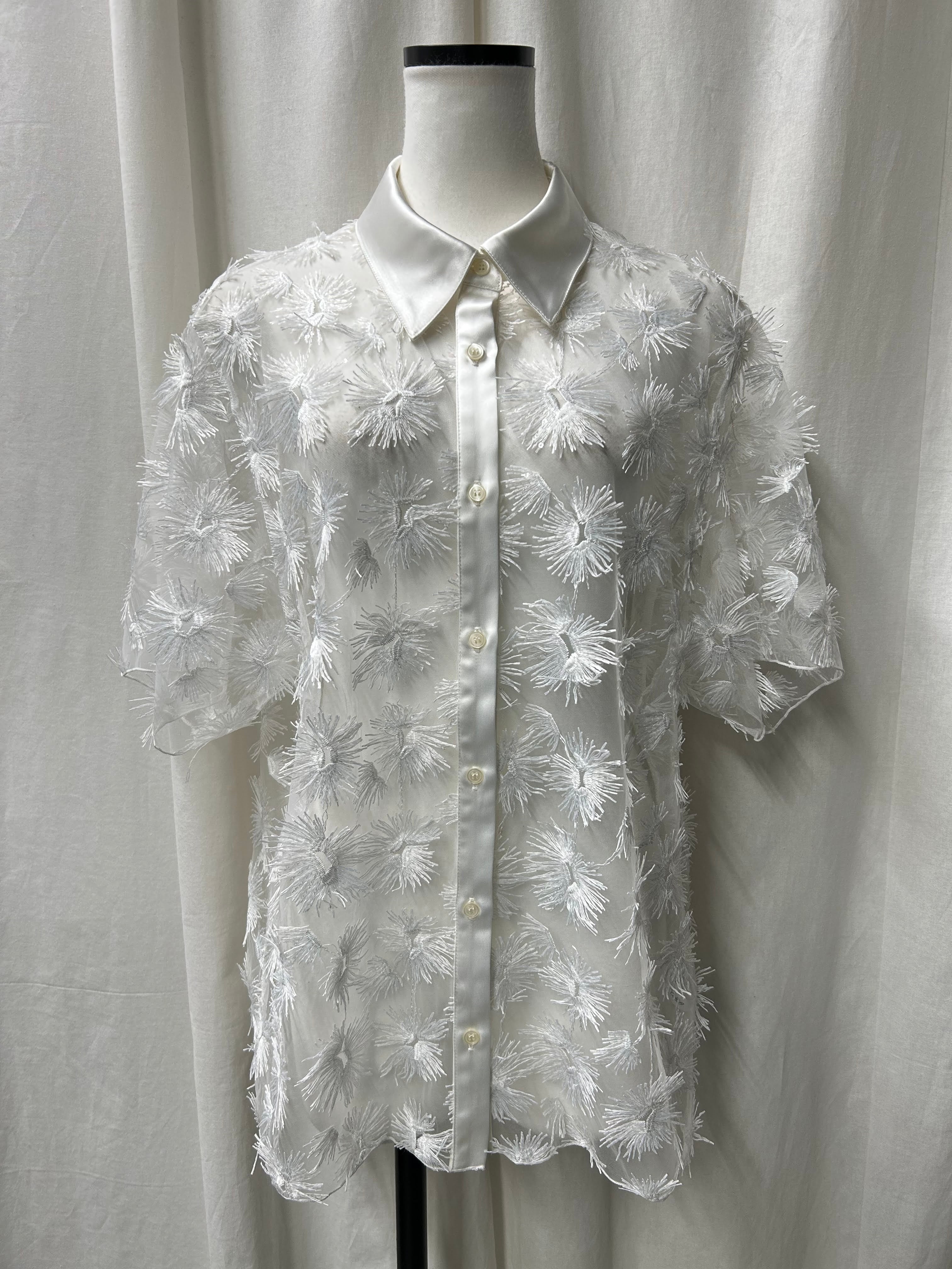 TULLE FLOWER S/S SHIRT
