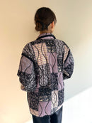 PATCHWORK PRINT QUILTING JACKET