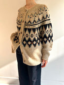 ALPACA NORDIC CARDIGAN