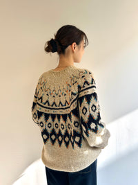 ALPACA NORDIC CARDIGAN