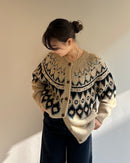 ALPACA NORDIC CARDIGAN