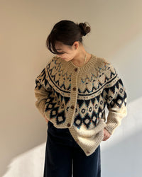 ALPACA NORDIC CARDIGAN