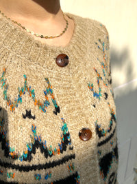 ALPACA NORDIC CARDIGAN