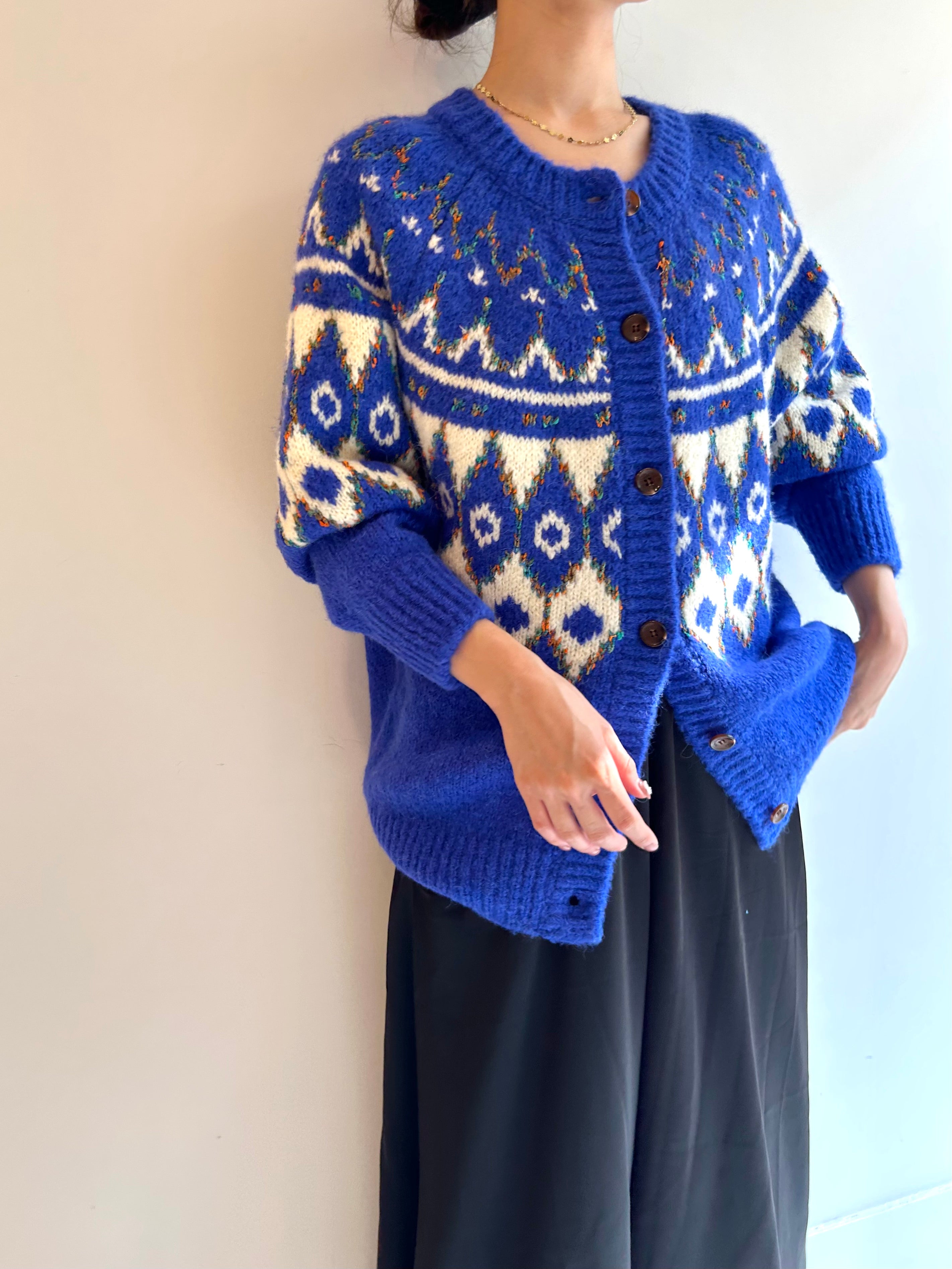 ALPACA NORDIC CARDIGAN
