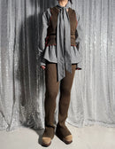 GINGHAMCHECK BOWTIE BLOUSE