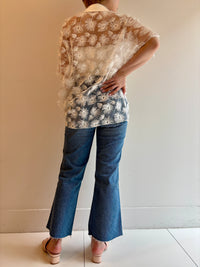 TULLE FLOWER S/S SHIRT