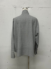 GINGHAMCHECK BOWTIE BLOUSE