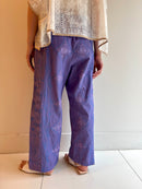 C.LINEN DIAMOND AARI EMB PANTS
