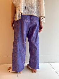 C.LINEN DIAMOND AARI EMB PANTS