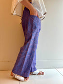 C.LINEN DIAMOND AARI EMB PANTS