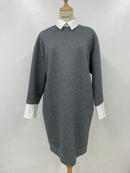 BICOLOR I LINE DRESS