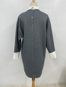 BICOLOR I LINE DRESS