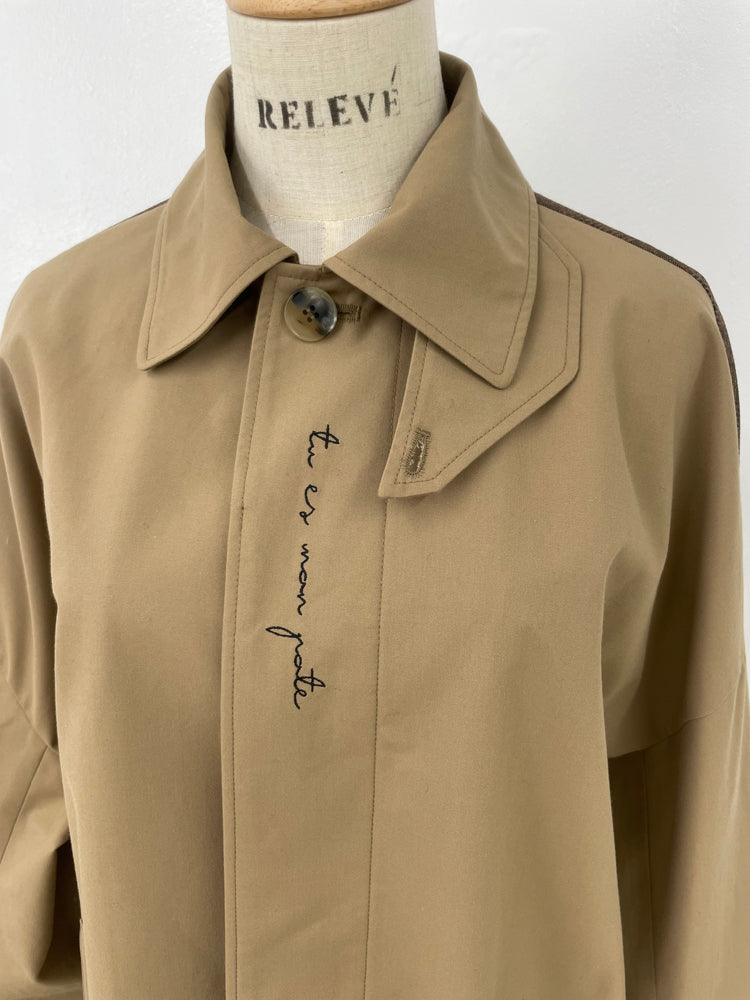 BICOLOR BALMACAAN COAT