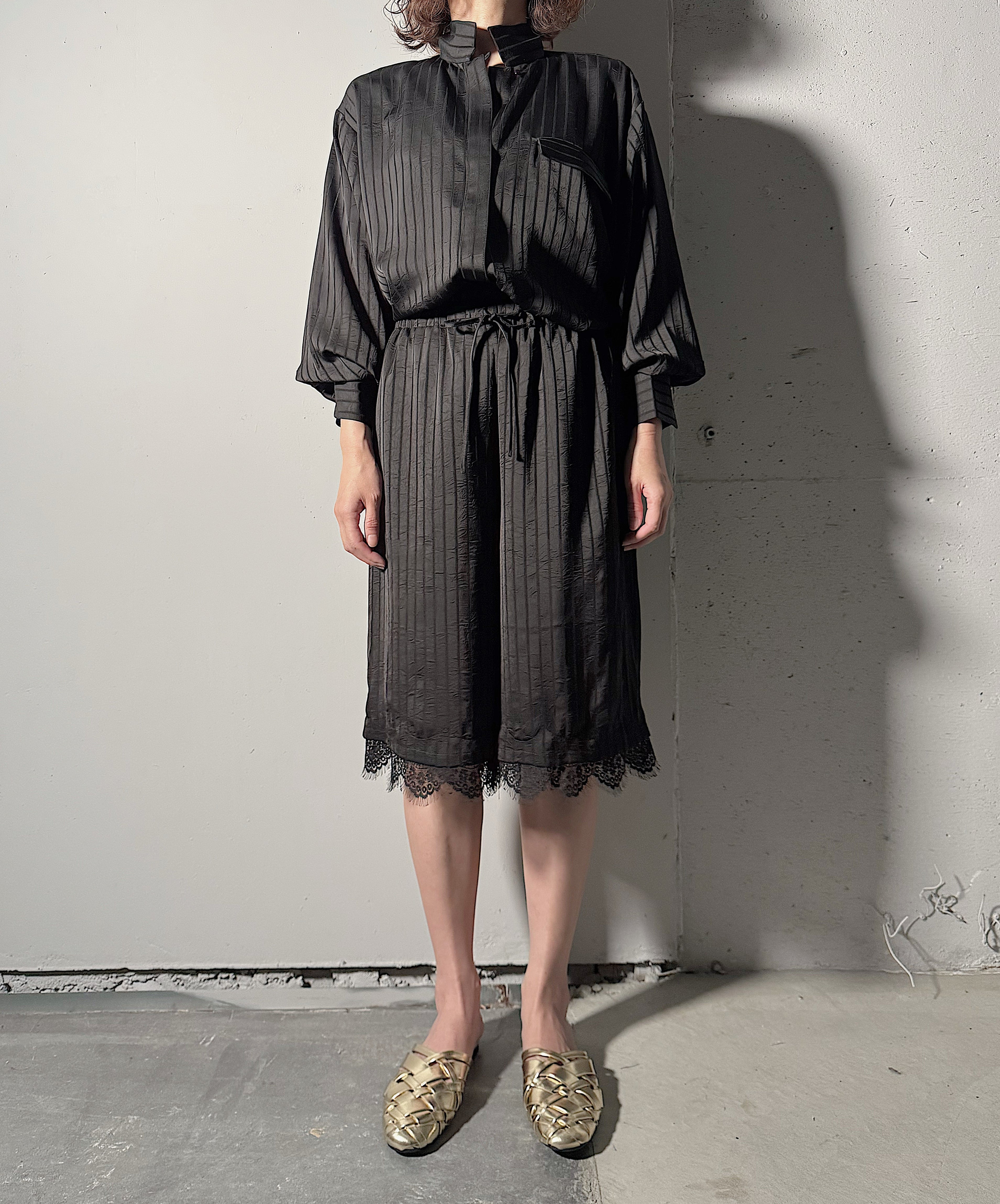 【ARCHIVE STANCES】SATIN STRIPE SHORTS