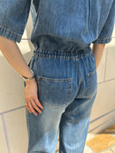 WESTLAND BLUE VERONICA DENIM JUMPSUIT