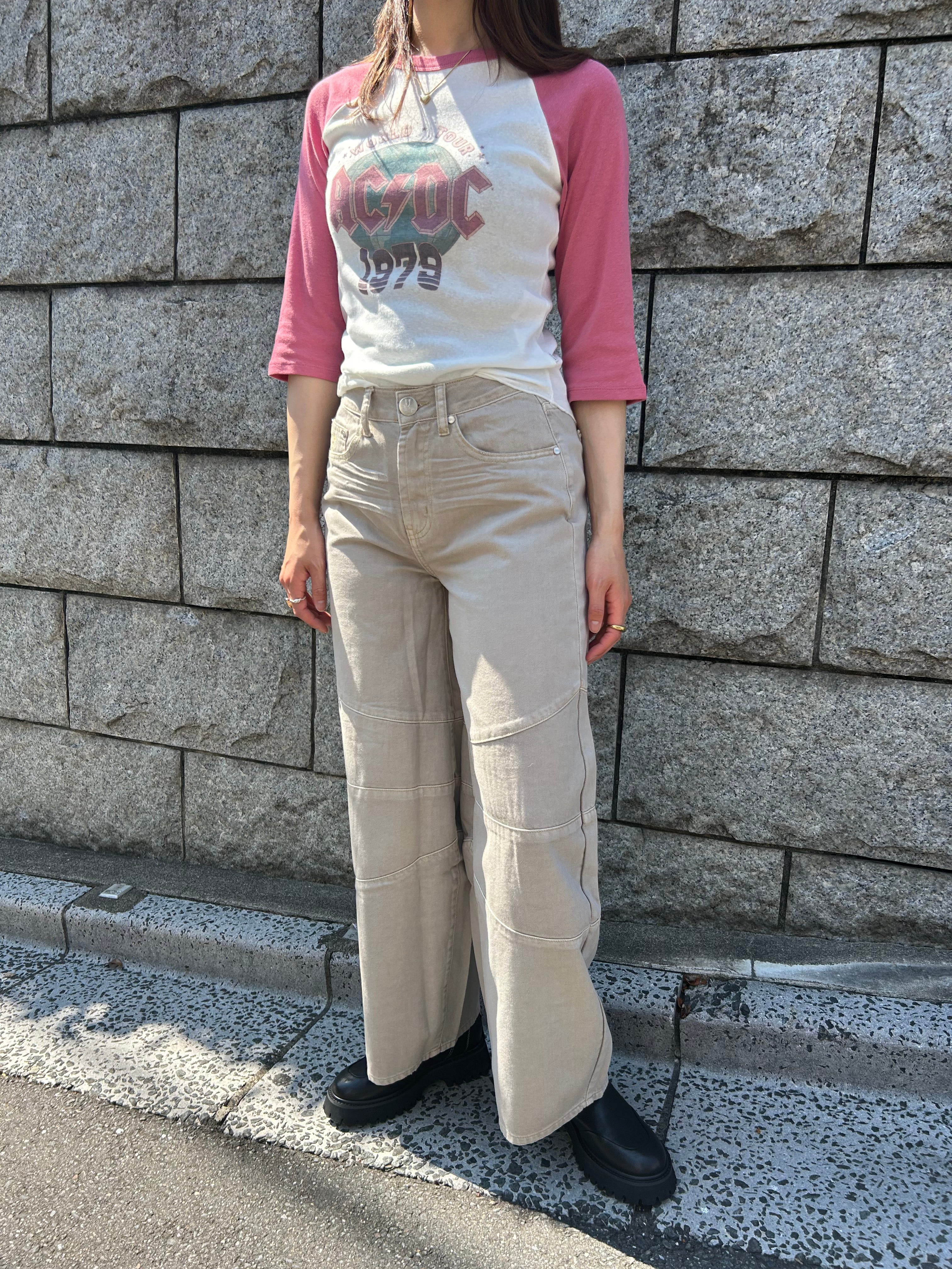 DOVE BARREL MID WAIST DENIM JEANS