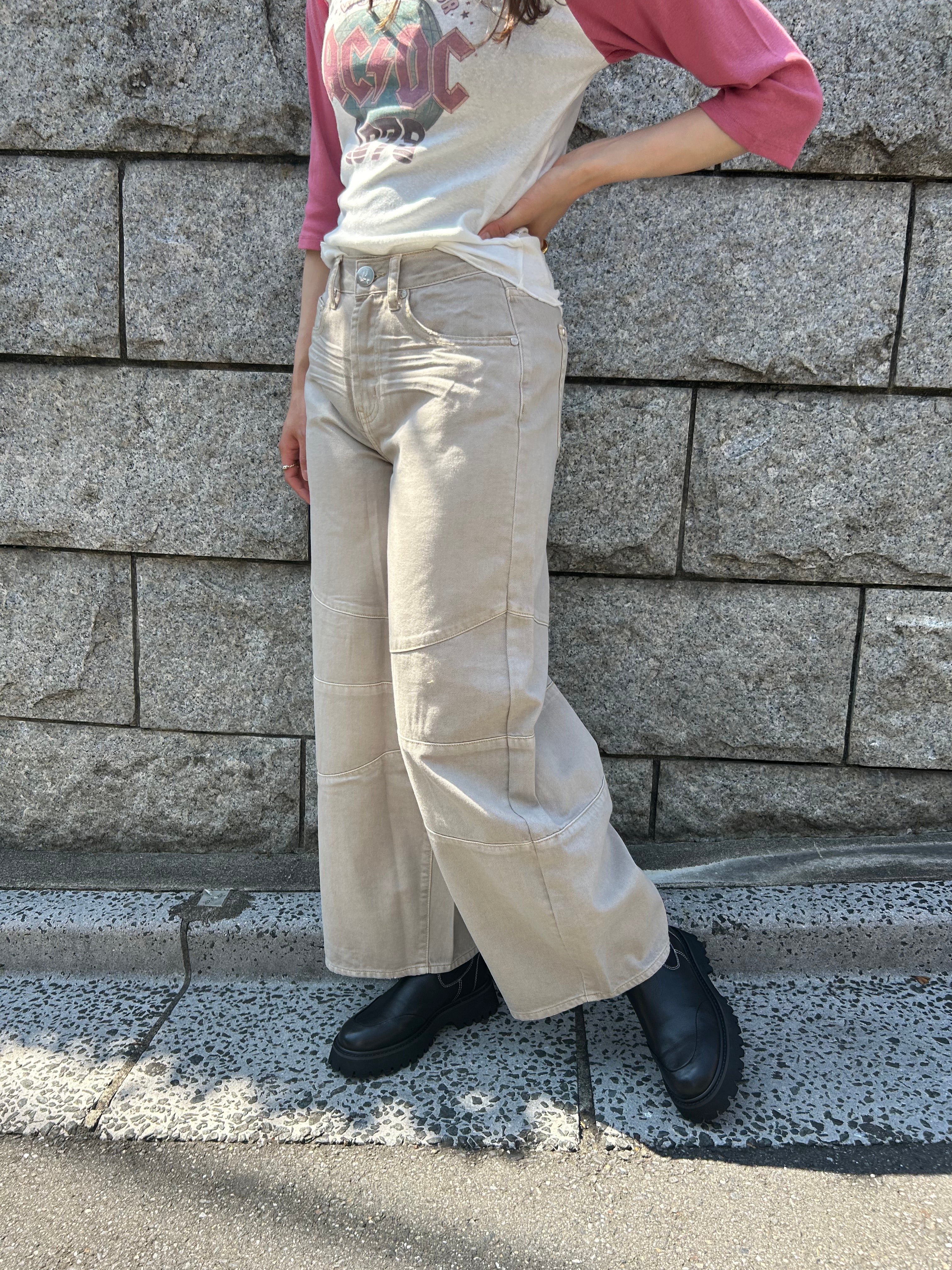 DOVE BARREL MID WAIST DENIM JEANS