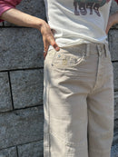 DOVE BARREL MID WAIST DENIM JEANS