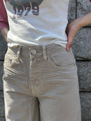 DOVE BARREL MID WAIST DENIM JEANS