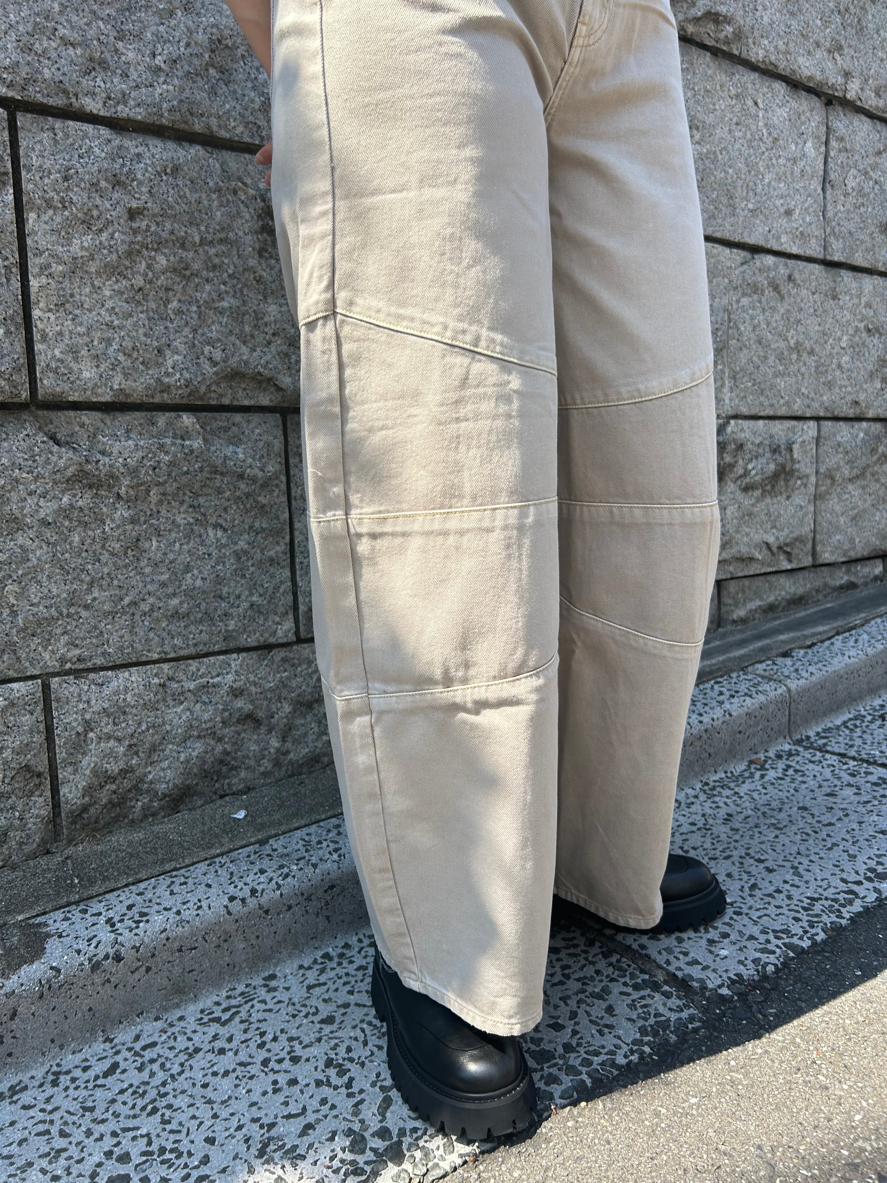 DOVE BARREL MID WAIST DENIM JEANS