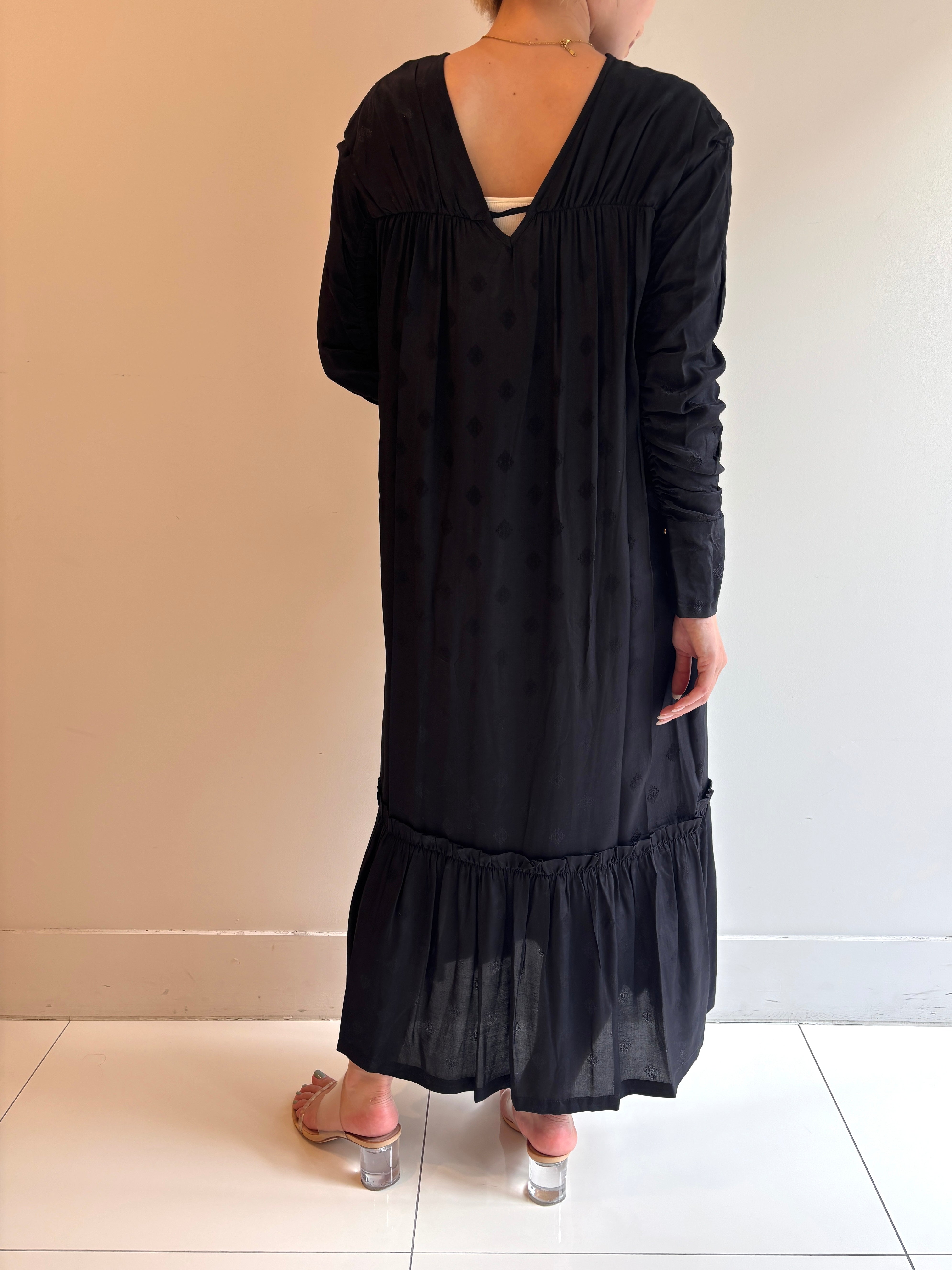CITY COLOR GATHER DRESS