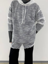 【ARCHIVE STANCE】LACE HOODIE