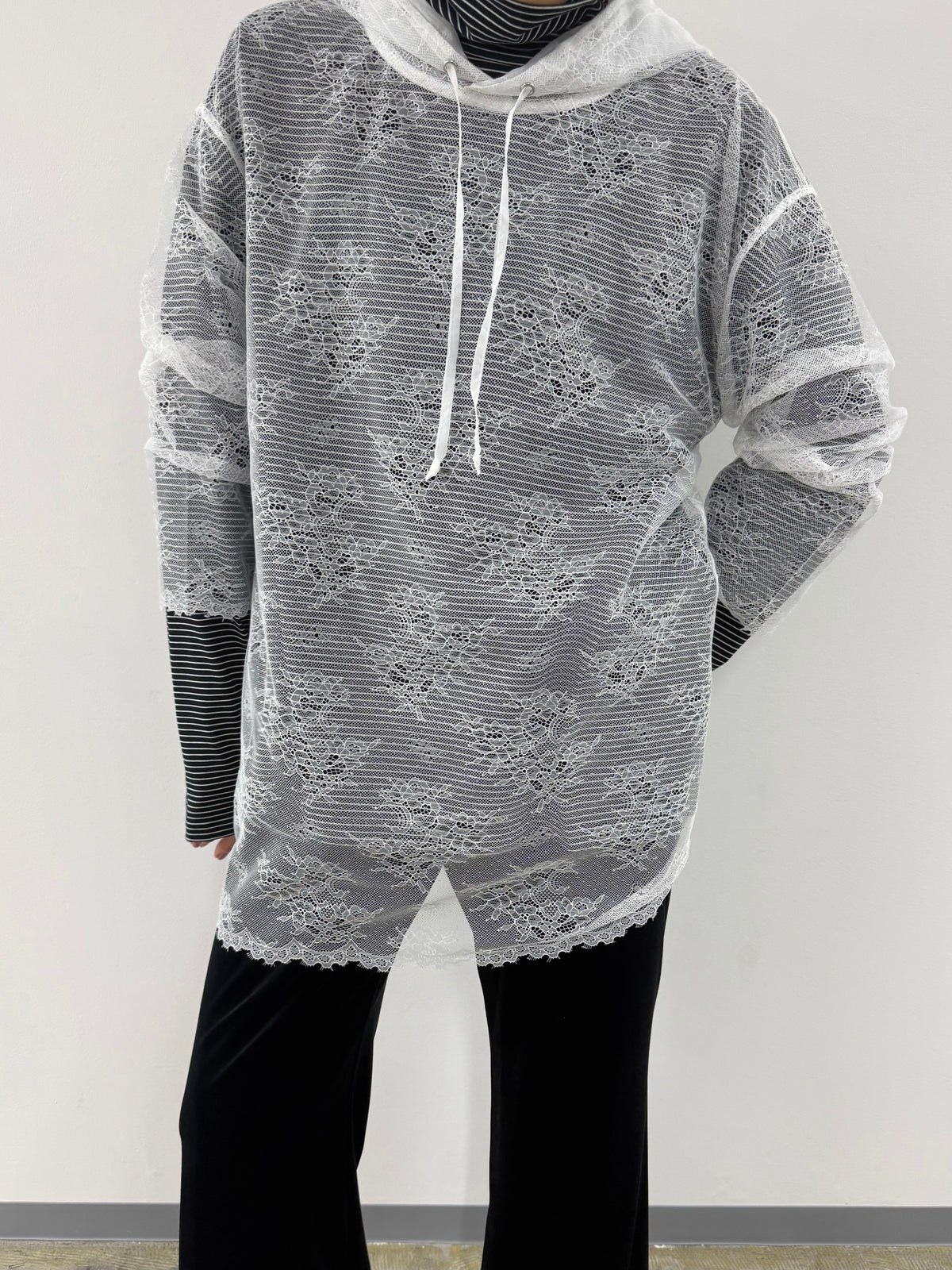 【ARCHIVE STANCE】LACE HOODIE