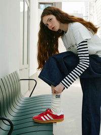 NEEDLEWORK MID-CALF SOCKS