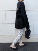 【PROVOKE design boutique】PRINT LACE STIRRUP TIGHT