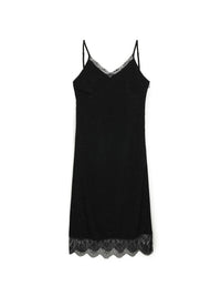 【GREEN BUTTER】SILKY JACQUARD LACE DRESS