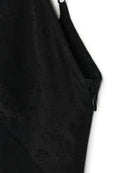 【GREEN BUTTER】SILKY JACQUARD LACE DRESS