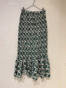 【SARA MALLIKA】COTTON POPLIN SHIRRING SKIRT