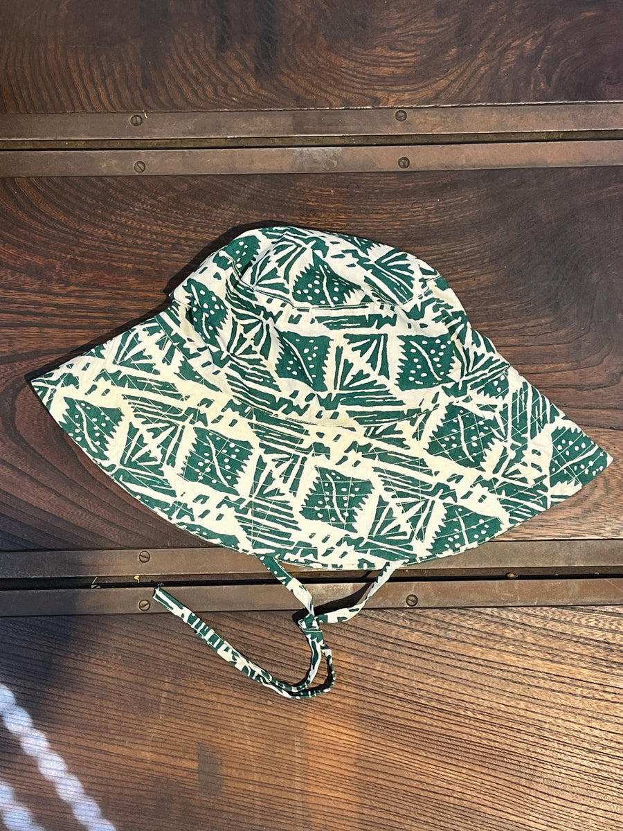 【SARA MALLIKA】COTTON POPLIN PRINT HAT
