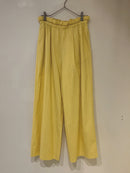 【SARA MALLIKA】COTTON STRIPE JAQUARD LADDER LACE PANTS