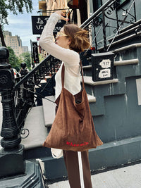 【RHEEMIN】SUEDE LETTER BAG