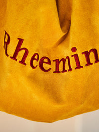 【RHEEMIN】SUEDE LETTER BAG