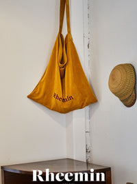 【RHEEMIN】SUEDE LETTER BAG