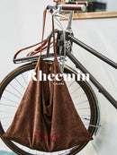 【RHEEMIN】SUEDE LETTER BAG