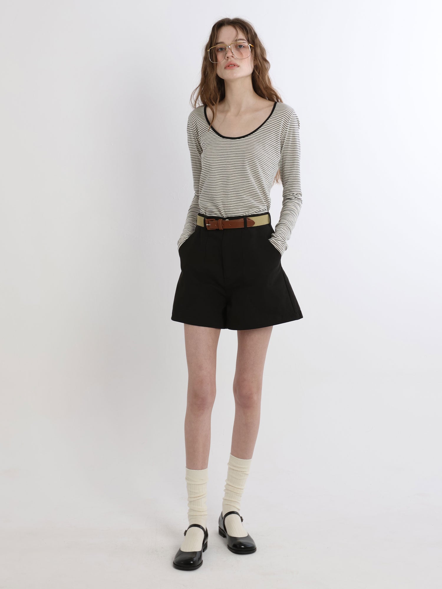 TWO-WAY STRIPE PATCH TEE