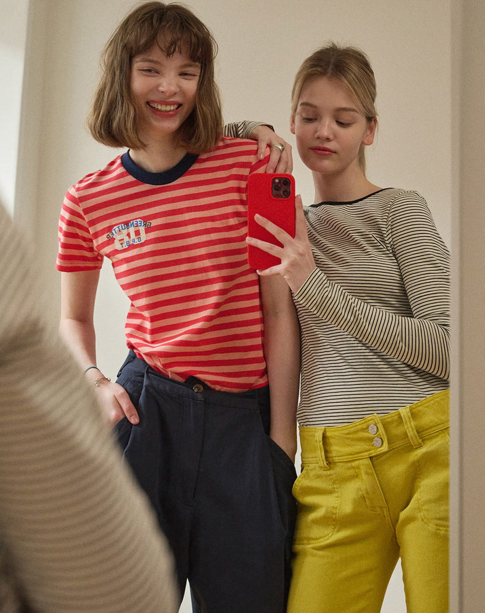 TWO-WAY STRIPE PATCH TEE
