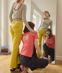 TWO-WAY STRIPE PATCH TEE