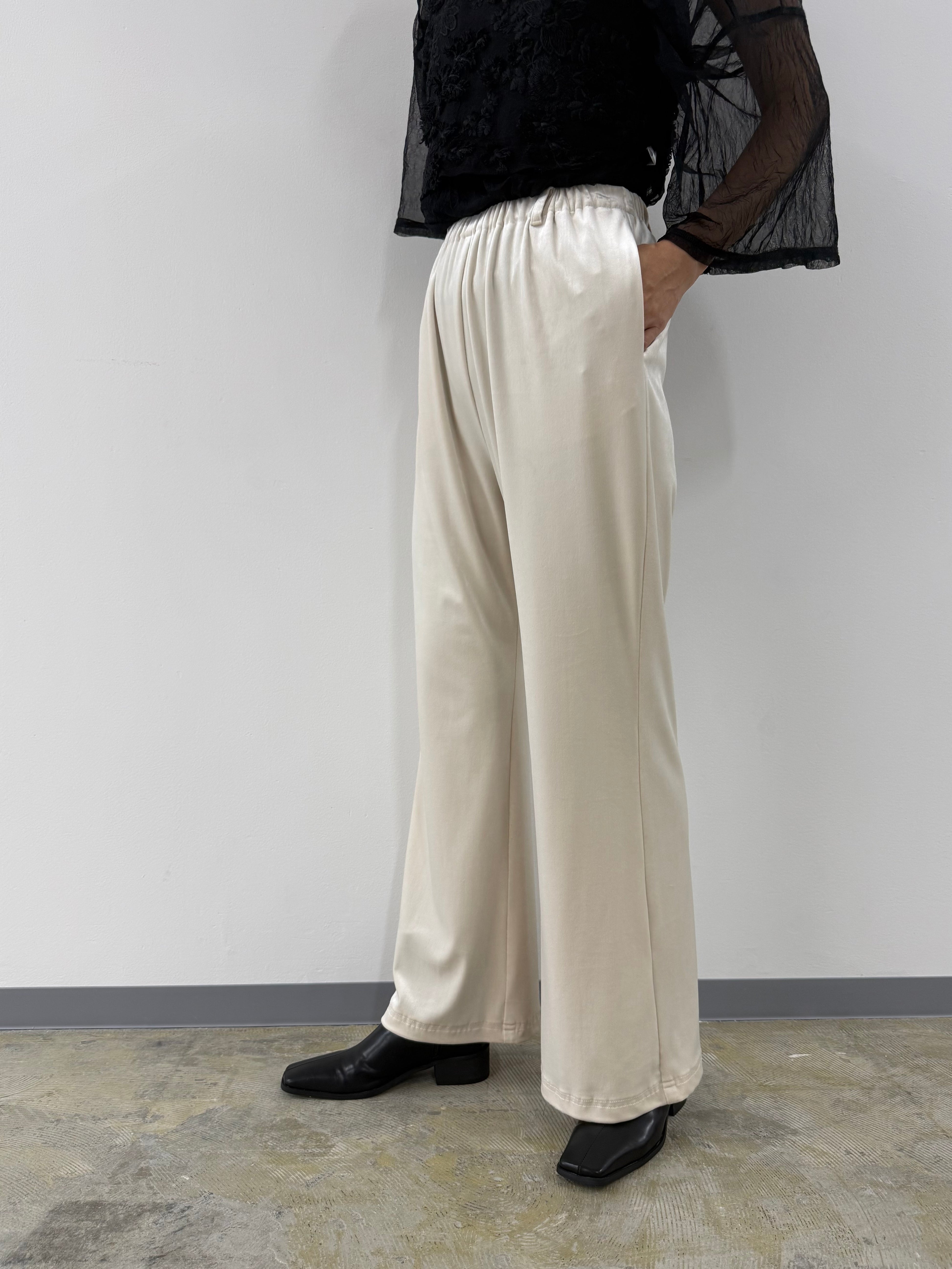 【ARCHIVE STANCE】VELOR RELAX PANTS