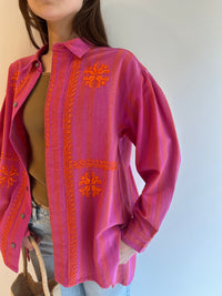 WIDE STRIPE EMB SHIRT