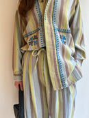 WIDE STRIPE EMB SHIRT