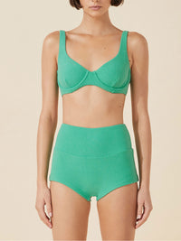 【ZULU & ZEPHYR】GREEN TOWELLING BOY SHORT